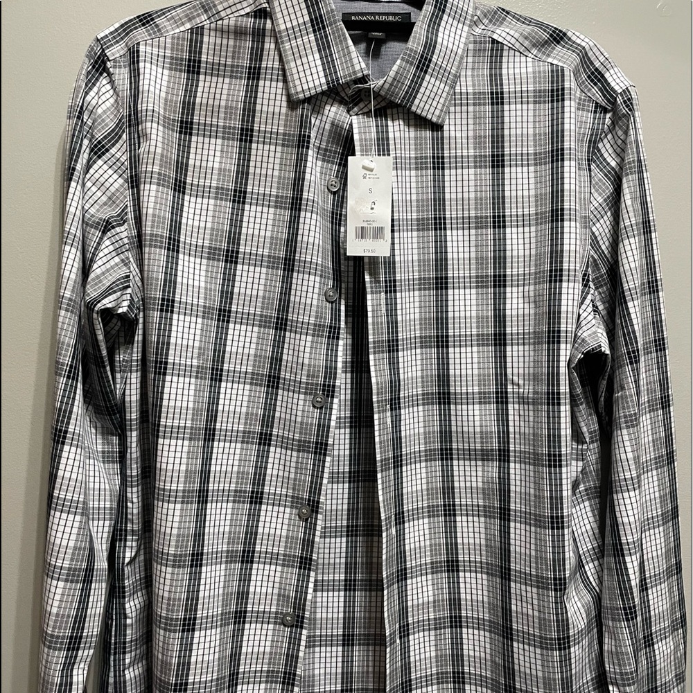 Banana Republic Long Sleeve Dress Shirt - Mens Small